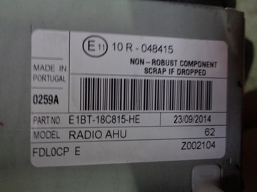 FORD C-MAX II MK2 LIFT GRAND РАДИО