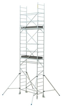RUSZTOWANIE ALUMINIOWE JEZDNE DRABEX RA 600 7,16m