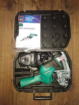 piła pilarka szablasta do gałęzi gardenline 10.8v