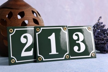 АДРЕСНАЯ ДОСКА НОМЕР ДОМА МЕТАЛЛИЧЕСКАЯ ТАБЛИЧКА ДЛЯ ДОМА 12х12 СМ Эмалированная