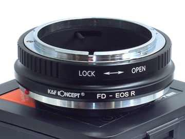 Adapter Canon FD - EOS R EF-R przejściówka K&F Concept najwyższa jakość