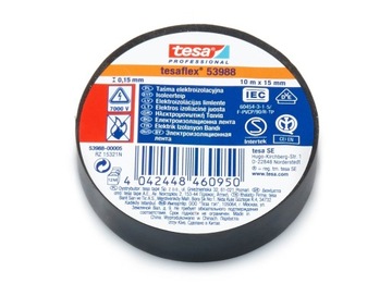 TAŚMA IZOLACYJNA TESA 10M/15MM PVC