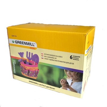 Детский набор инструментов, 6 шт., маленькая сумка-садовник.