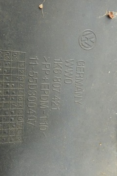 VW GOLF V ЗАДНИЙ БАМПЕР 1K6807421