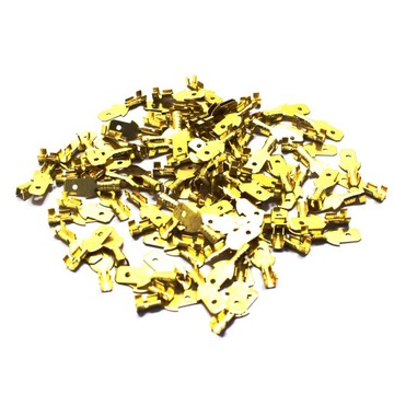 KONEKTORY SAMOCHODOWE MĘSKIE 4,8MM 100 SZT.