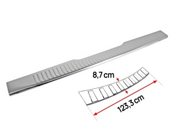 Накладка на бампер Mercedes Vito Viano W639 03-14