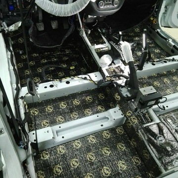 СтП Акцент 10мм шумоизоляционный коврик, утеплитель крыши обшивки двери автомобиля