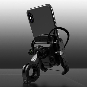 НАВИГАЦИОННАЯ РУЧКА ДЛЯ МОТОЦИКЛА USB QC 3.0 ALU