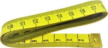 Centymetr krawiecki 150cm szer.10mm MIARA miarka