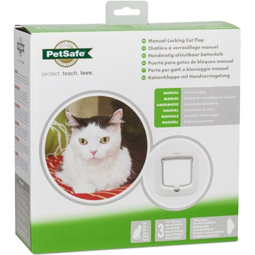 DRZWICZKI PETSAFE dla kota małego psa białe do 8kg