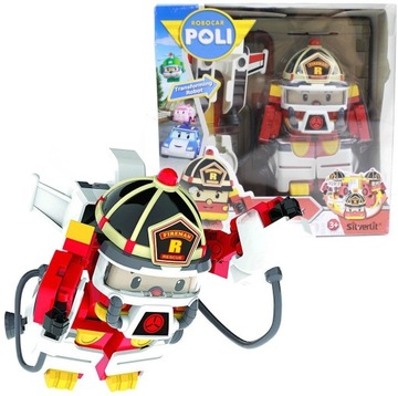 ROBOCAR POLI FIGURKA TRANSFORMACJA 2w1 ROY STRAŻAK