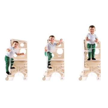 KitchenHelper Learning Tower Zjeżdż. Tablica BIAŁY