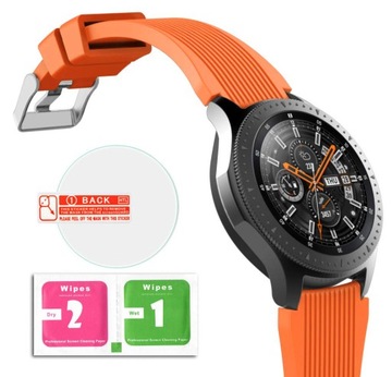 POMARAŃCZOWY PASEK SILIKONOWY SAMSUNG GEAR S3