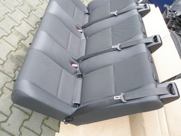 Сиденье VW Crafter, трехсекционное сиденье, скамейка, кожа