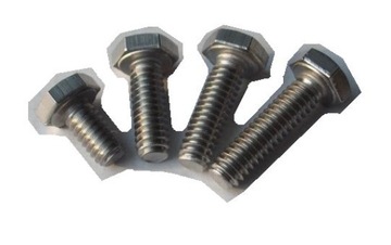 Śruby calowe 1/4-20 UNC 25mm DIN933 A2 INOX 2szt