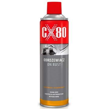 CX80 ON RUST ODRDZEWIACZ USUWA RDZĘ SPRAY 500ML