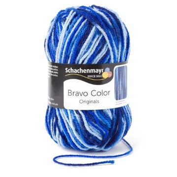 Włóczka kolorowa BRAVO COLOR col 0087 melanż ombre
