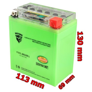 АККУМУЛЯТОР 12 В 7 Ач ATV QUAD BASHAN LONCIN ТЕСТЕР