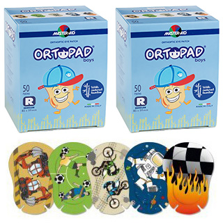 ORTOPAD Boy REGULAR Duży wzór Plastry na oko x 100
