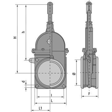 Задвижка MZ 6