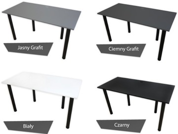 ИГРОВОЙ СТОЛ 100x60 - ЧЕРНЫЙ, ГРАФИТ, БЕЛЫЙ