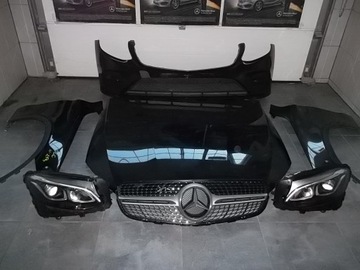 MERCEDES GLC 253 AMG W253 KOMPLETNY PRZÓD MASKA