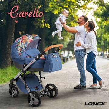 Детская коляска Comfort Carello Lonex, комплект 3-в-1