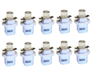 żarówka LED T5 R5 w oprawie B8.5D 24v 1,2W 10 SZT