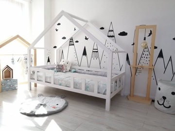 Кровать Domek Płotek 90x200 + каркас из бука