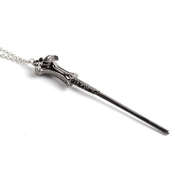 Harry Potter naszyjnik różdżka Lord Voldemort DUŻY