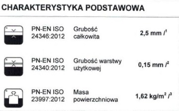 КОВРИК ПВХ 4м. ВЕДОМАЯ ПЛАТА MAXIMA ECO *Y690