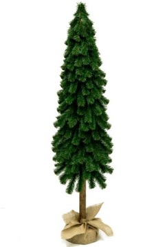 Choinka sztuczna nowoczesna na pniu stożkowa 110cm