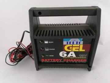 Prostownik 6A 12V GEL akumlatory żelowe PPS-6