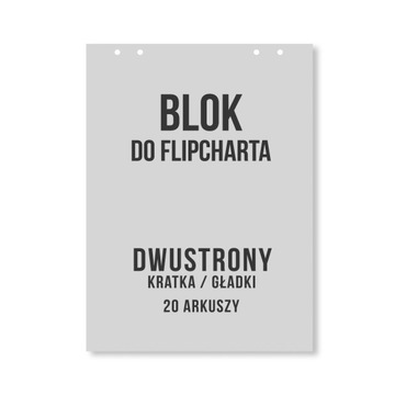 Blok do flipchartów OFFICE PRODUCTS, kratka, 58,5x