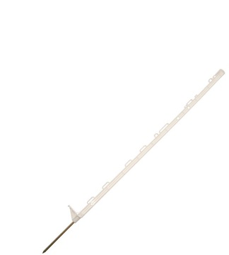 40 x PALIKI SŁUPEK OGRODZENIOWY BIAŁY SOLIDNY 105 cm PASTUCH ELEKTRYZATOR