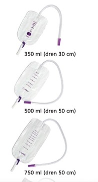 СУМКА ДЛЯ СБОРА МОЧИ QUFORA ДЛЯ НОГ СУМКА ДЛЯ МОЧИ 500 мл СЛИВ 50 см