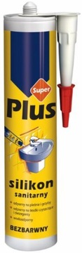Silikon sanitarny Super Plus bezbarwny