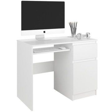Мебель Компьютерный стол 90см белый N33