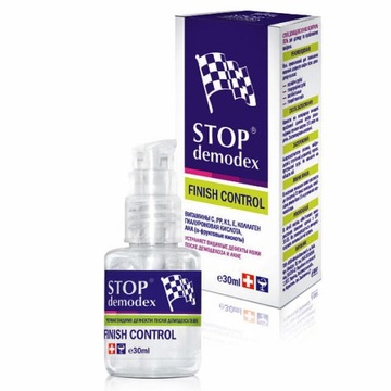 ГЕЛЬ ДЛЯ ЛИЦА Finish Control STOP DEMODEX Demodecosis Demodex Acne 30мл