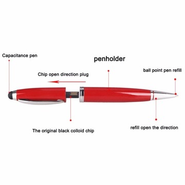 ФЛЕШ-ПАМЯТЬ USB СЕРЕБРЯНОЙ ШАРИКОВОЙ РУЧКОЙ, 32 ГБ