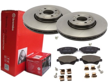 TARCZE KLOCKI BREMBO PRZÓD RENAULT SCENIC II 300MM