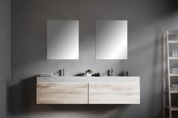 ЗЕРКАЛО ДЛЯ ВАННОЙ 90х60 ПРЯМОУГОЛЬНИК