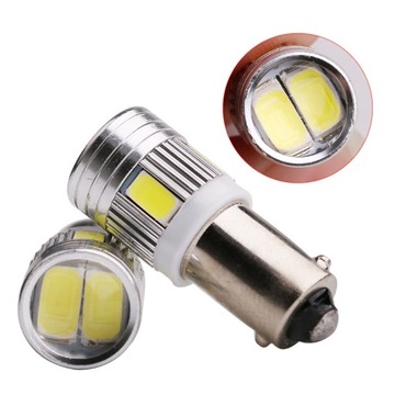 ŻARÓWKA LED 6 SMD 5730 H6W BAX9S POSTOJÓWKA POZYCJ