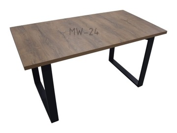 Stół Loft INDUSTRIALNY 125x80 metalowe nogi! HIT