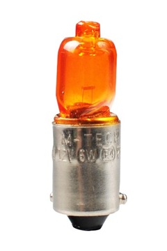 Żarówka HY6W BAX9S 12V 6W H6W pomarańczowa