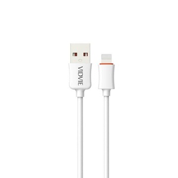 VIDVIE Kabel do IPhone USB Lightning 2m biały