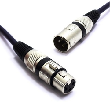 KABEL MIKROFONOWY XLR WTYK GNIAZDO 1.5m VITALCO