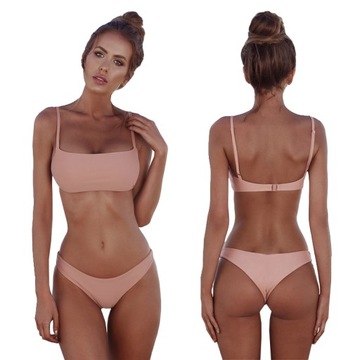 BIKINI BRAZYLIJSKIE STRÓJ KĄPIELOWY DWUCZĘŚCIOWY SEXY KOSTIUM TOP KOLORY L
