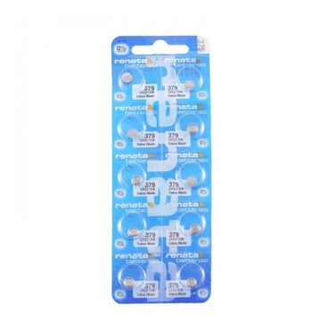 СЕРЕБРЯНАЯ БАТАРЕЯ RENATA 379 SR521SW, СДЕЛАНО В ШВЕЙЦАРИИ