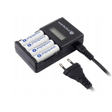 ЗАРЯДНОЕ УСТРОЙСТВО everActive NC-450 LCD NiMH AA AAA R6 R03